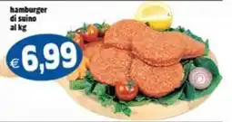 Il Castoro Supermercati hamburger di suino offerta
