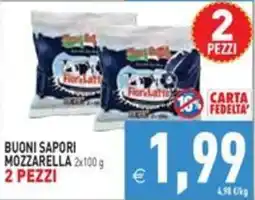 Pim Supermercati Buoni Sapori Mozzarella offerta