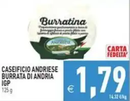 Pim Supermercati Burratina Caseificio Andriese offerta