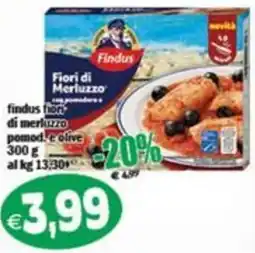 Il Castoro Supermercati Findus Fiori di Merluzzo offerta