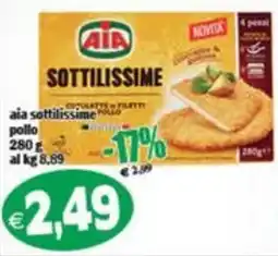 Il Castoro Supermercati Aia sottilissime pollo offerta