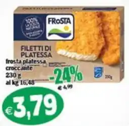 Il Castoro Supermercati Frosta filetti di platessa croccante offerta