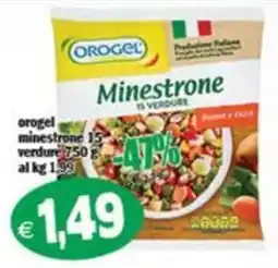 Il Castoro Supermercati Orogel minestrone 15 verdure offerta