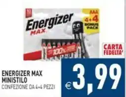 Pim Supermercati Energizer Max ministilo offerta