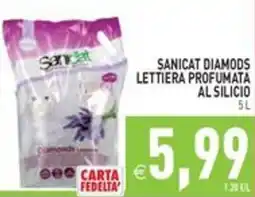 Pim Supermercati Sanicat lettiera profumata al silicio offerta