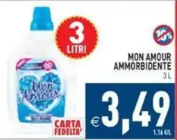 Pim Supermercati Mon Amour ammorbidente offerta