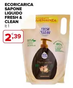 Iperal Ecocarica sapone liquido fresh & clean offerta