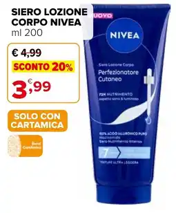 Iperal Siero lozione corpo Nivea offerta
