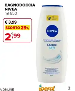 Iperal Bagnodoccia Nivea offerta