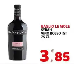Il Centro Superstore Baglio le Mole Syrah offerta