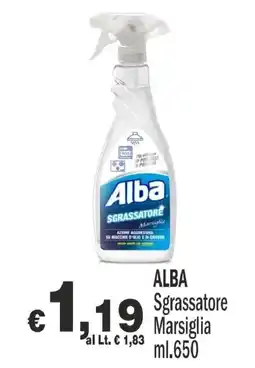 Primo Prezzo Alba Sgrassatore Marsiglia offerta
