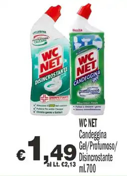 Primo Prezzo WC NET Candeggina Gel/Profumoso/Disincrostante offerta