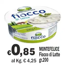 Primo Prezzo Montefelice Fiocco di Latte offerta