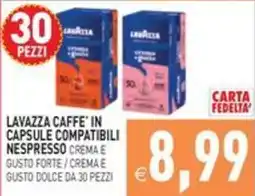 Pim Supermercati Lavazza Caffè in capsule compatibili Nespresso offerta