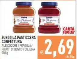 Pim Supermercati Zuegg la pasticceria confettura offerta