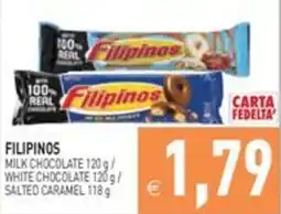 Pim Supermercati Filipinos milk chocolate offerta
