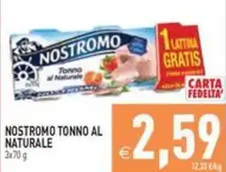 Pim Supermercati Nostromo tonno al naturale offerta