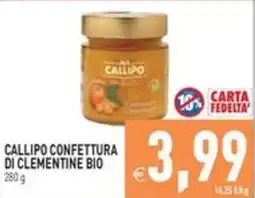 Pim Supermercati Callipo confettura di clementine bio offerta