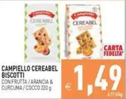 Pim Supermercati Campiello Cereabel Biscotti offerta