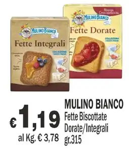 Primo Prezzo Mulino Bianco Fette Biscottate offerta
