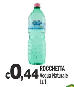 Primo Prezzo Rocchetta Acqua Naturale offerta