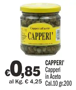 Primo Prezzo Capperi' Capperi in Aceto offerta