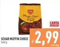 Pim Supermercati Schar muffin choco offerta