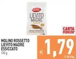 Pim Supermercati Lievito madre essiccato Molino Rossetto offerta