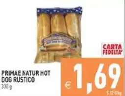 Pim Supermercati Prima Natur Hot Dog Rustico offerta