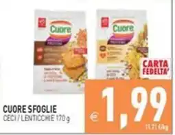Pim Supermercati Cuore sfoglie Ceci/Lenticchie offerta