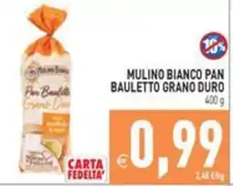 Pim Supermercati Mulino Bianco Pan Bauletto Grano Duro offerta