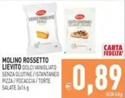 Pim Supermercati Molino Rossetto lievito dolci vanigliato offerta