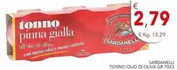Diper Tonno pinna gialla all'olio di oliva Sardanelli offerta