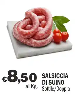 Primo Prezzo Salsiccia di suino Sottile/Doppia offerta