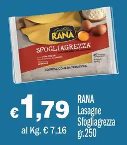 Primo Prezzo Rana Lasagne Sfogliagrezza offerta