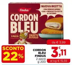 Gran mercato Cordon bleu Findus offerta