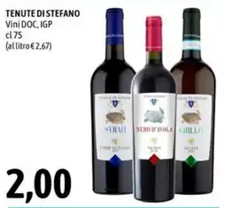 Madis Tenute di Stefano Vini DOC, IGP offerta