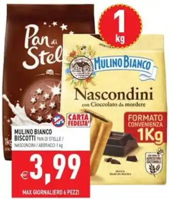 Mulino Bianco biscotti pan di stelle / nascondini / abbracci