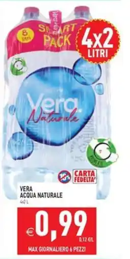 Pim Supermercati Vera acqua naturale offerta