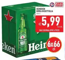 Pim Supermercati Heineken birra in bottiglia offerta