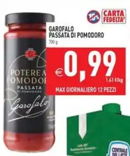 Pim Supermercati Passata di pomodoro Garofalo offerta
