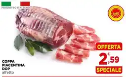 Gran mercato Coppa Piacentina DOP offerta