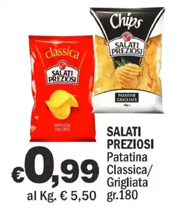 Primo Prezzo Salati Preziosi Patatina Classica/Grigliata offerta