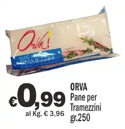 Primo Prezzo Orva Pane per Tramezzini offerta