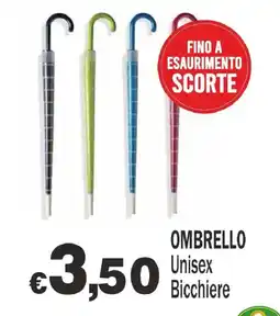 Primo Prezzo Ombrello Unisex Bicchiere offerta