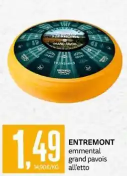 PRO7 Supermercati Entremont emmental grand pavois all'etto offerta