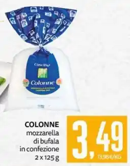 PRO7 Supermercati Colonne mozzarella di bufala offerta