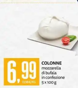 PRO7 Supermercati Colonne mozzarella di bufala offerta