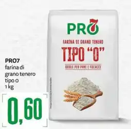 PRO7 Supermercati PRO7 farina di grano tenero tipo 0 offerta