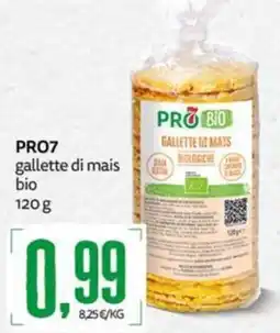 PRO7 Supermercati PRO7 gallette di mais bio offerta